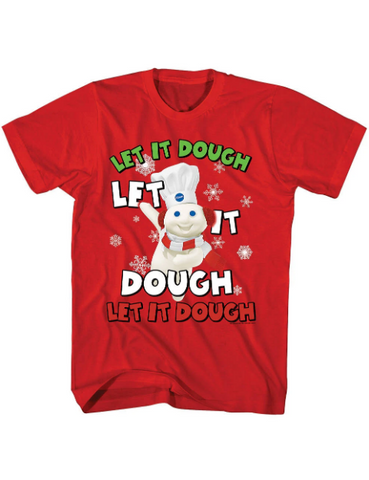 CloseoutZone Pillsbury Let It Dough Christmas T-Shirt, Officially Licensed 41670 XL